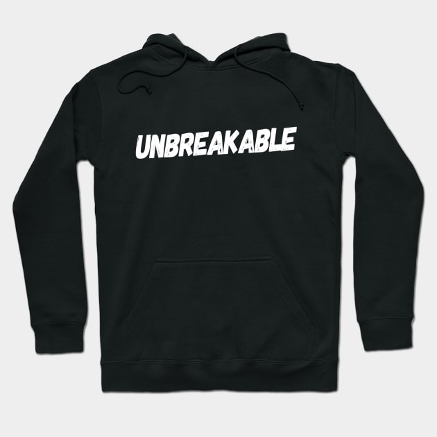 Unbreakable | Inspirational Warrior Life | Cancer Survivor Hoodie by DesignsbyZazz